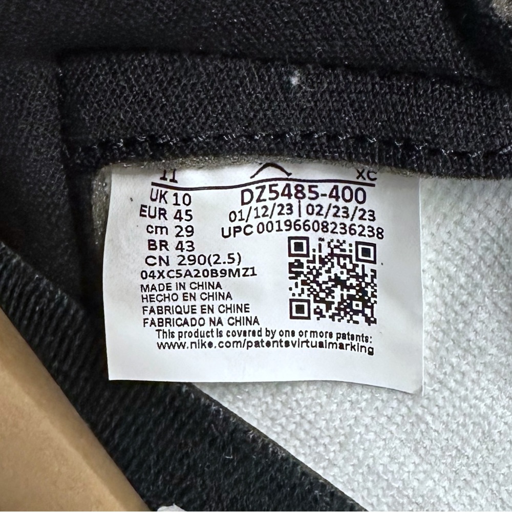 Nike Air Jordan 1 High Retro UNC Toe 11 DZ5485-400 1985 University Blue - Picture 9 of 11